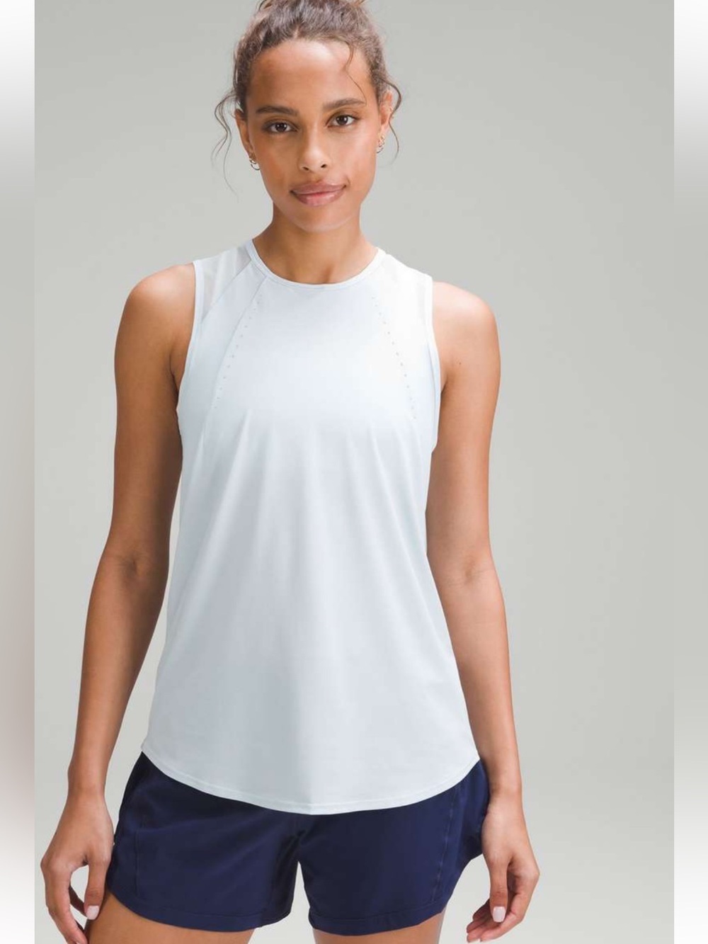 Lululemon Sculpt Tank Top - Powder Blue - Best Fits Small - Tiny Scuff